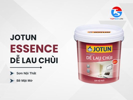 sơn jotun essence dễ lau chùi