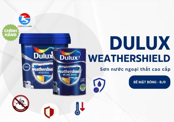 Sơn Dulux Weathershield Bề Mặt Bóng – BJ9