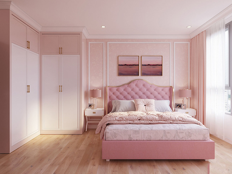 cách phối màu sơn tường và trần nhà