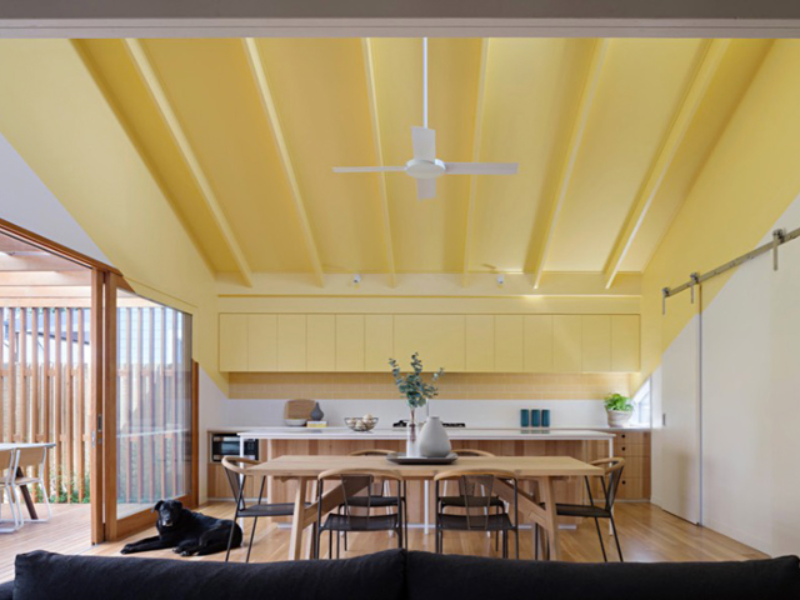 cách phối màu sơn tường và trần nhà