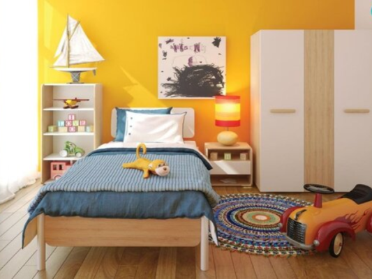 Màu sơn phòng ngủ dẹp cho con trai