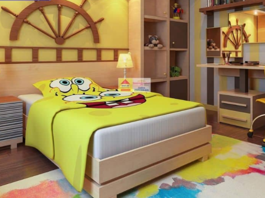 Màu sơn phòng ngủ dẹp cho con trai