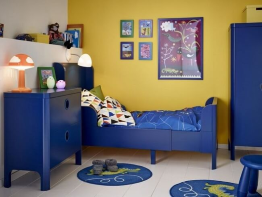 Màu sơn phòng ngủ dẹp cho con trai