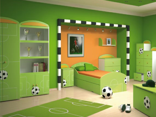 Màu sơn phòng ngủ dẹp cho con trai