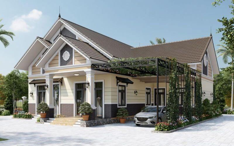 Màu sơn nhà mái thái đẹp