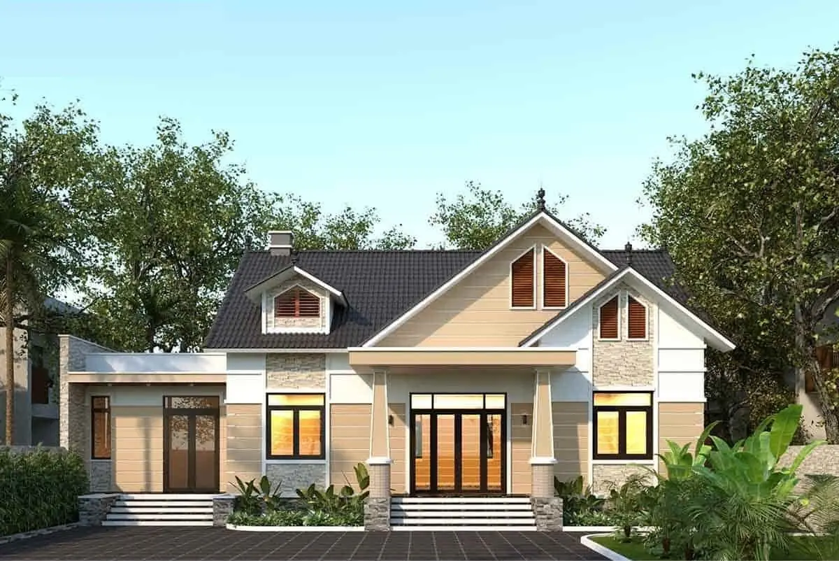 Màu sơn nhà mái thái đẹp