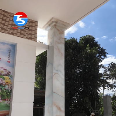 Cột vuông sơn giả đá cẩm thạch 