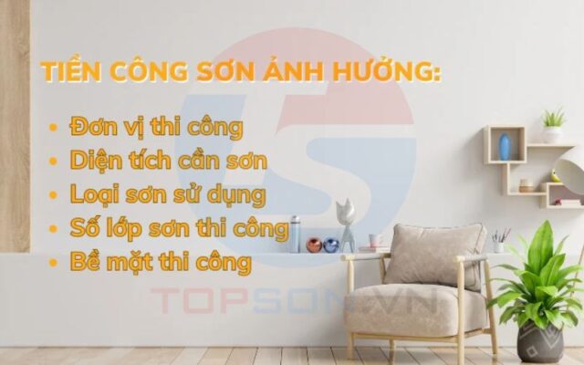 Cách tính tiền công sơn nhà