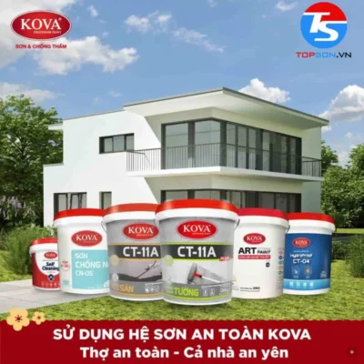 Báo giá thi công sơn Kova