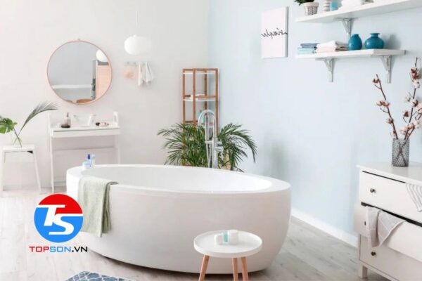 sơn nhà màu trắng kem sữa