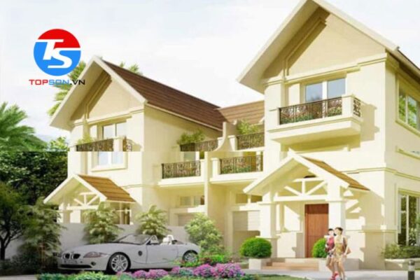 màu sơn ngoài trời đẹp nhất hiện nay